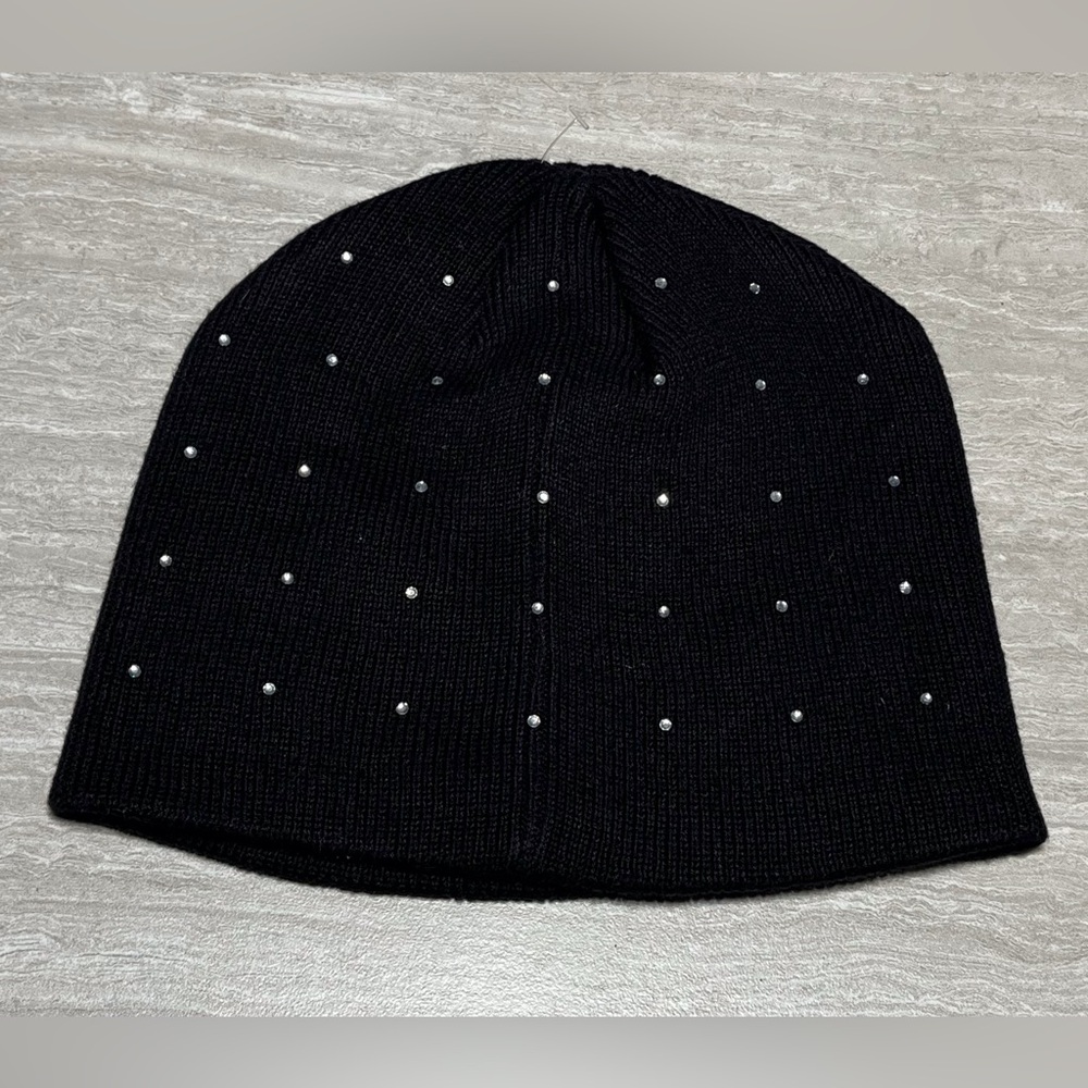 Harley Davidson Hat Cap Fitted One Size Motorcycle Beanie Womens Ladies Sequins - Picture 2 of 4